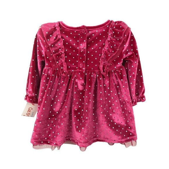 Cat & Jack Infant Red Polka Dot Print 2 Piece Set Size 3-6 Months NWT - Picture 6 of 11